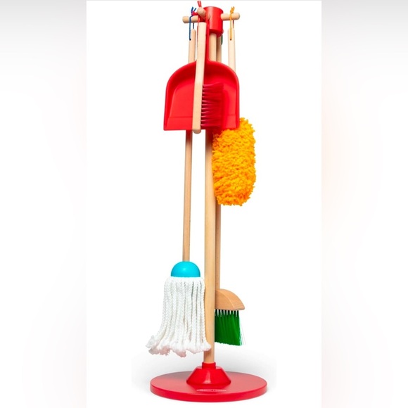 Nwt Melissa & Doug Dust Sweep Mop Set - Picture 2 of 4